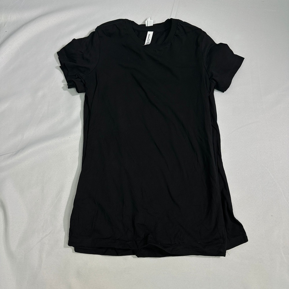 NWT‎ Bella+Canvas 6400 T-Shirt Lot of 4 Women M Black Slim Fit Crew Neck Basics